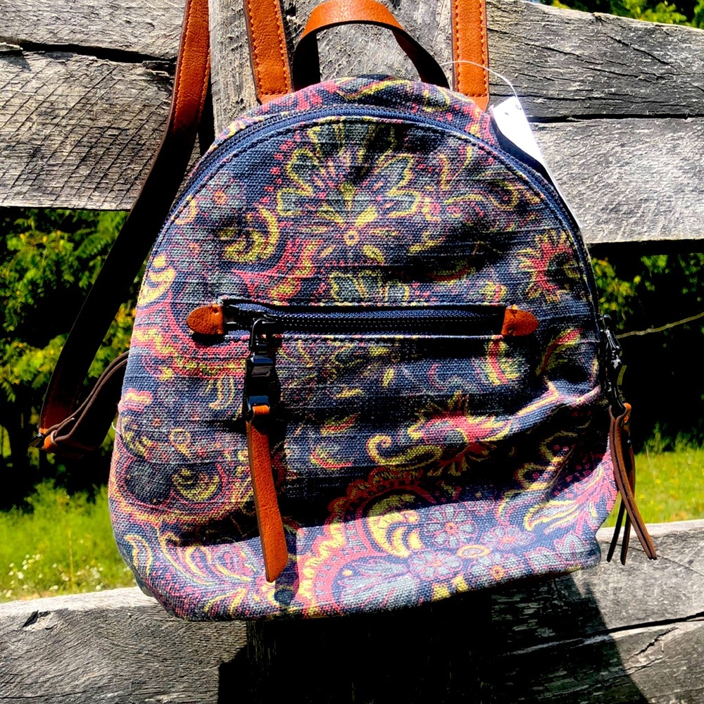 Splendid Mini Backpack NWT With Floral Print